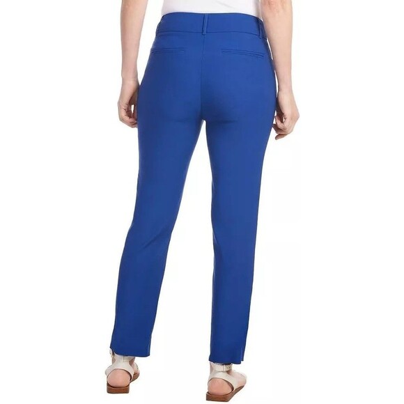 Hilary Radley Womens Size XL Mazarine Blue Mid Rise Built-in Tummy Control Pants - Picture 6 of 15